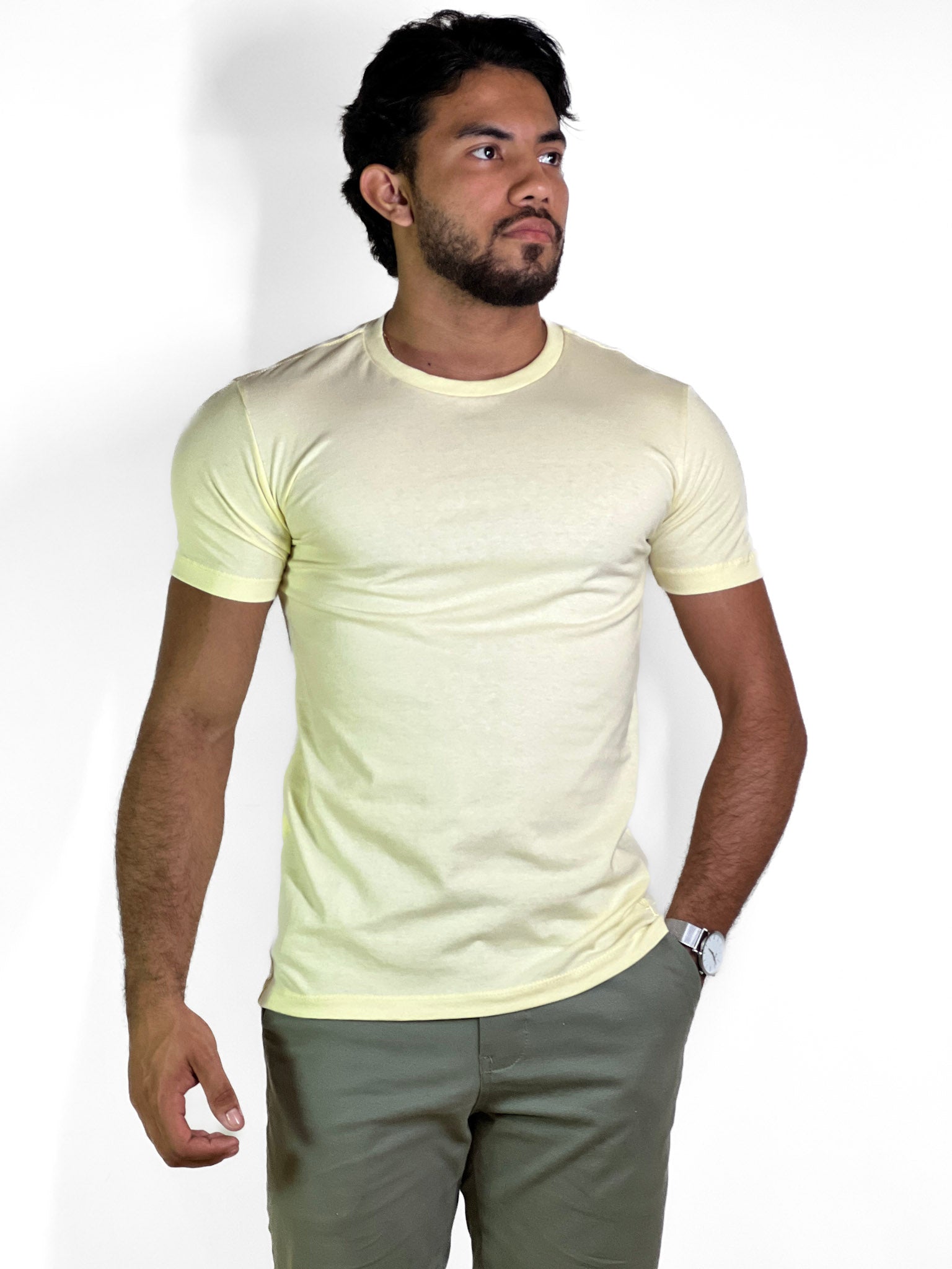 Camiseta Básica Amarelo Bebê