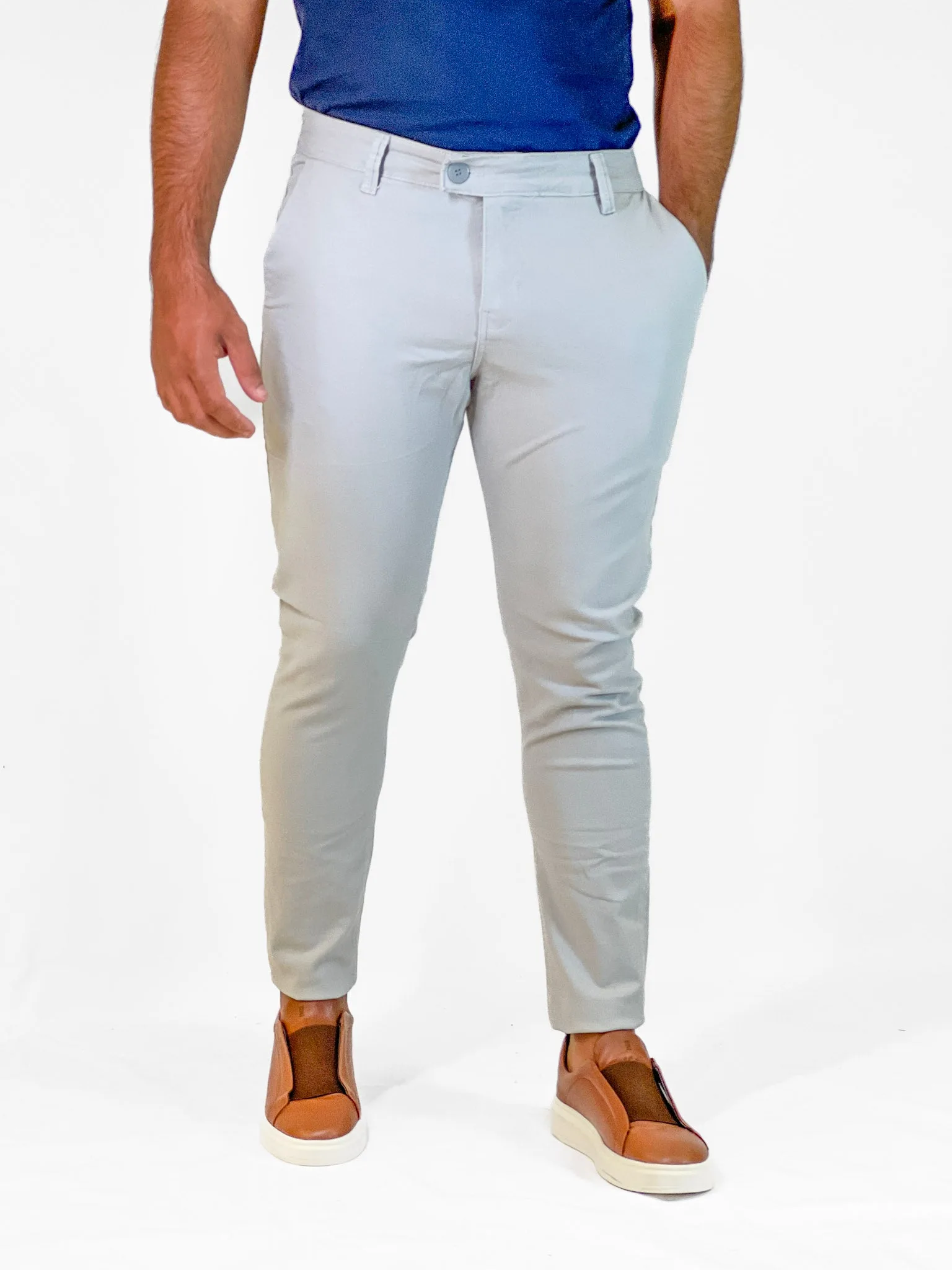 Calça Alfaiataria Prata