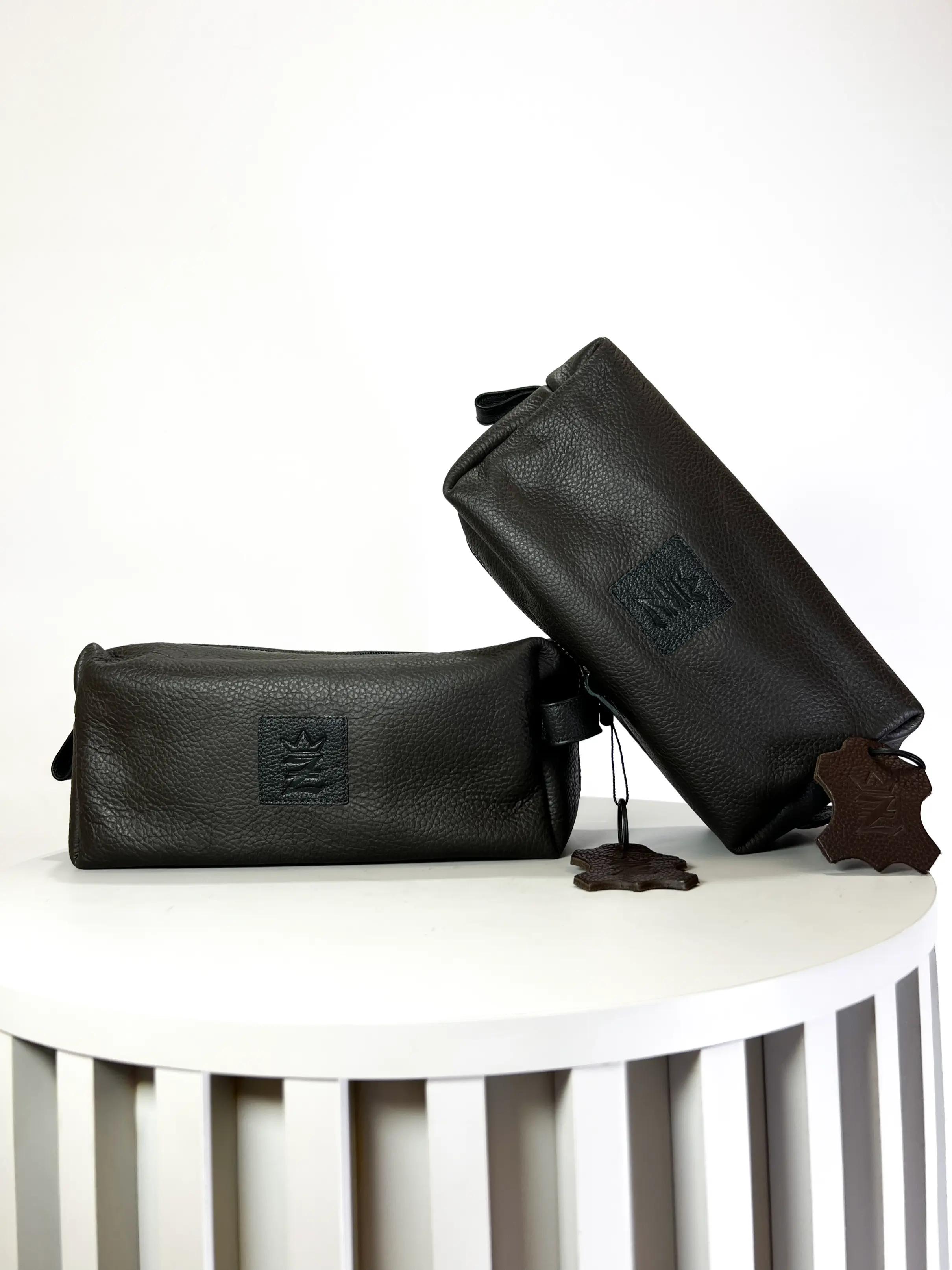 Necessaire Marrom em Couro Nobre