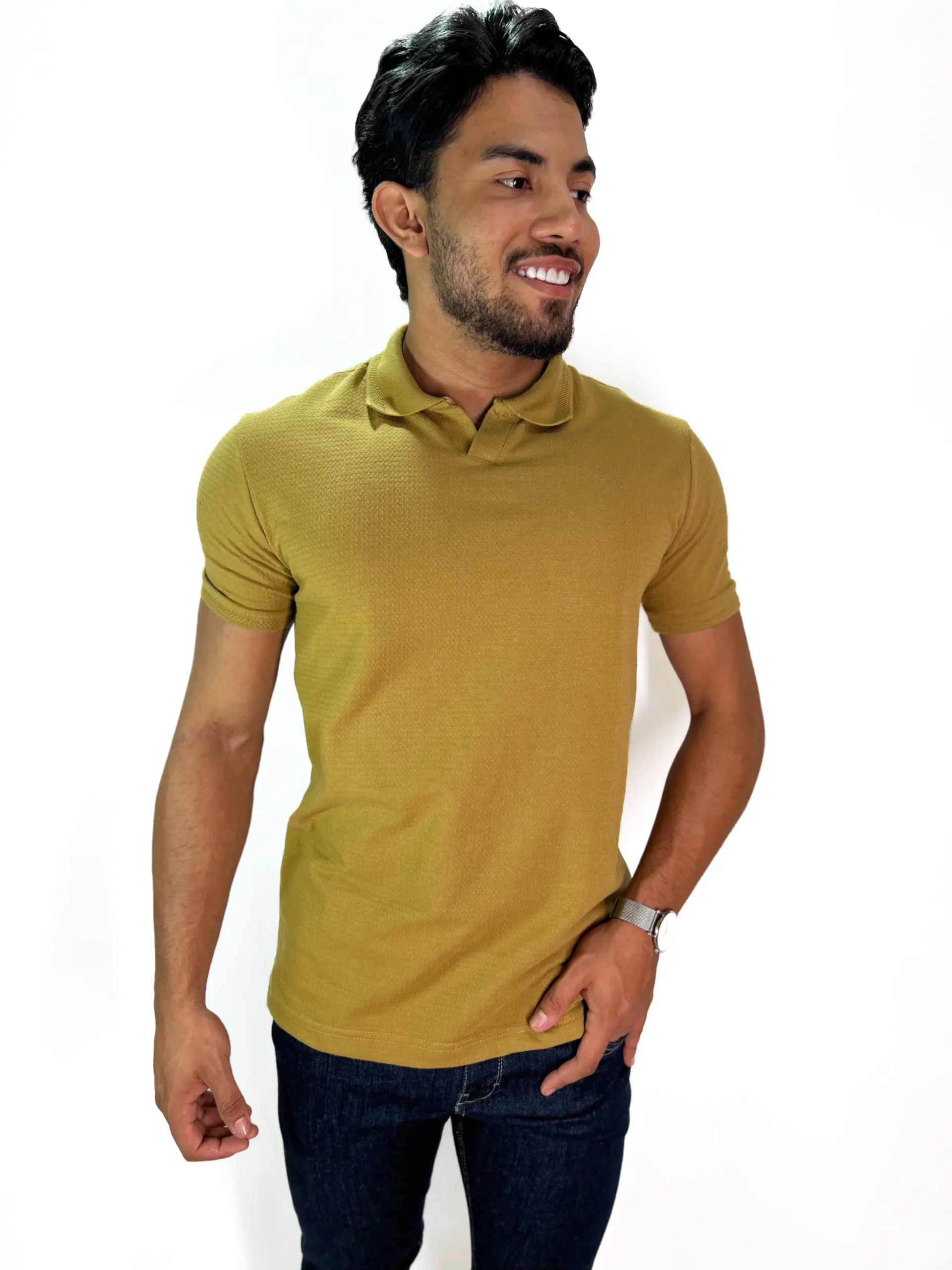 upgrade polo new (1) Camisa Gola Polo Up Grade Caramelo - Imagem 1