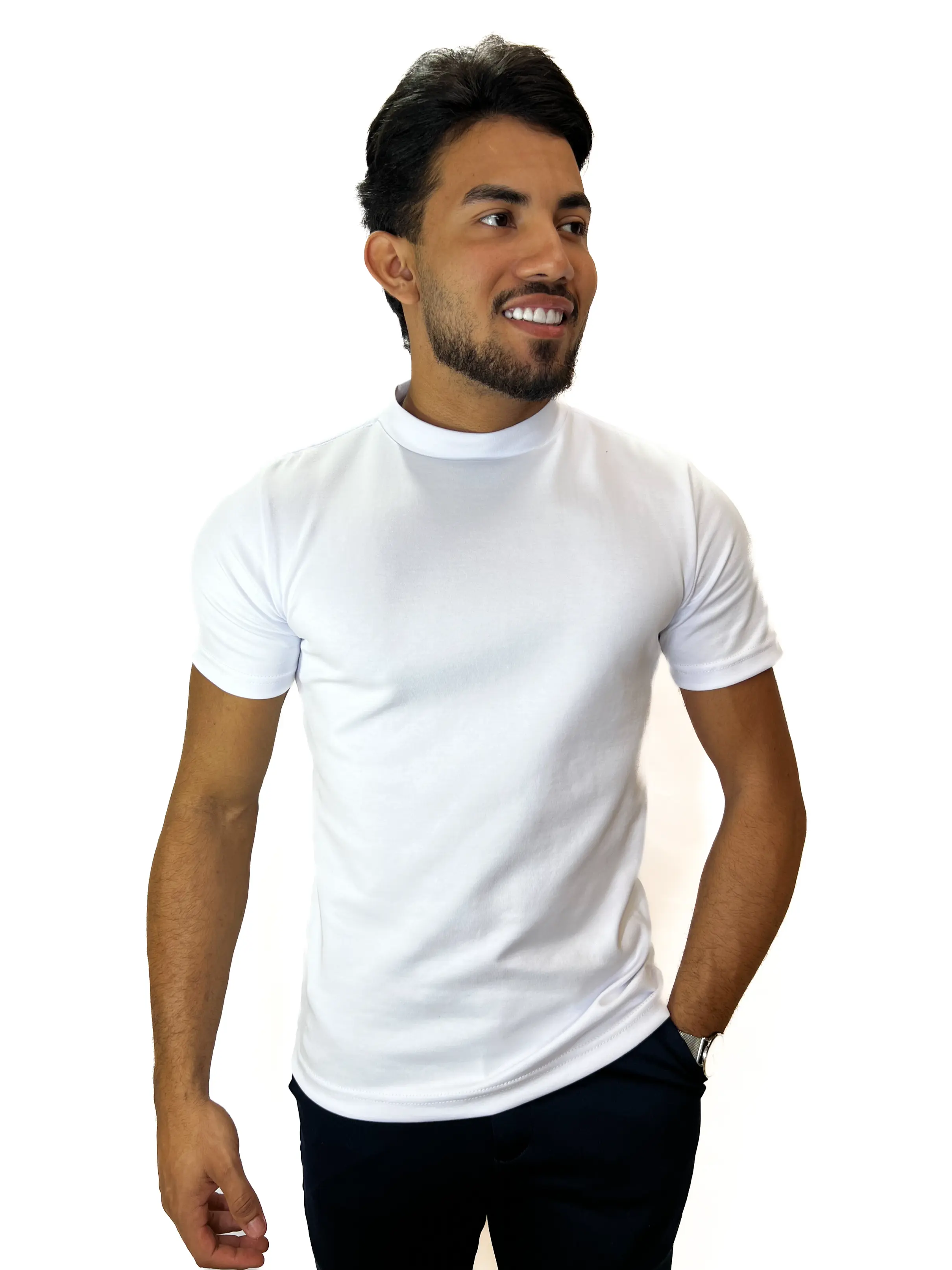 T-shirt Gola Média Zetsus Metista Branca