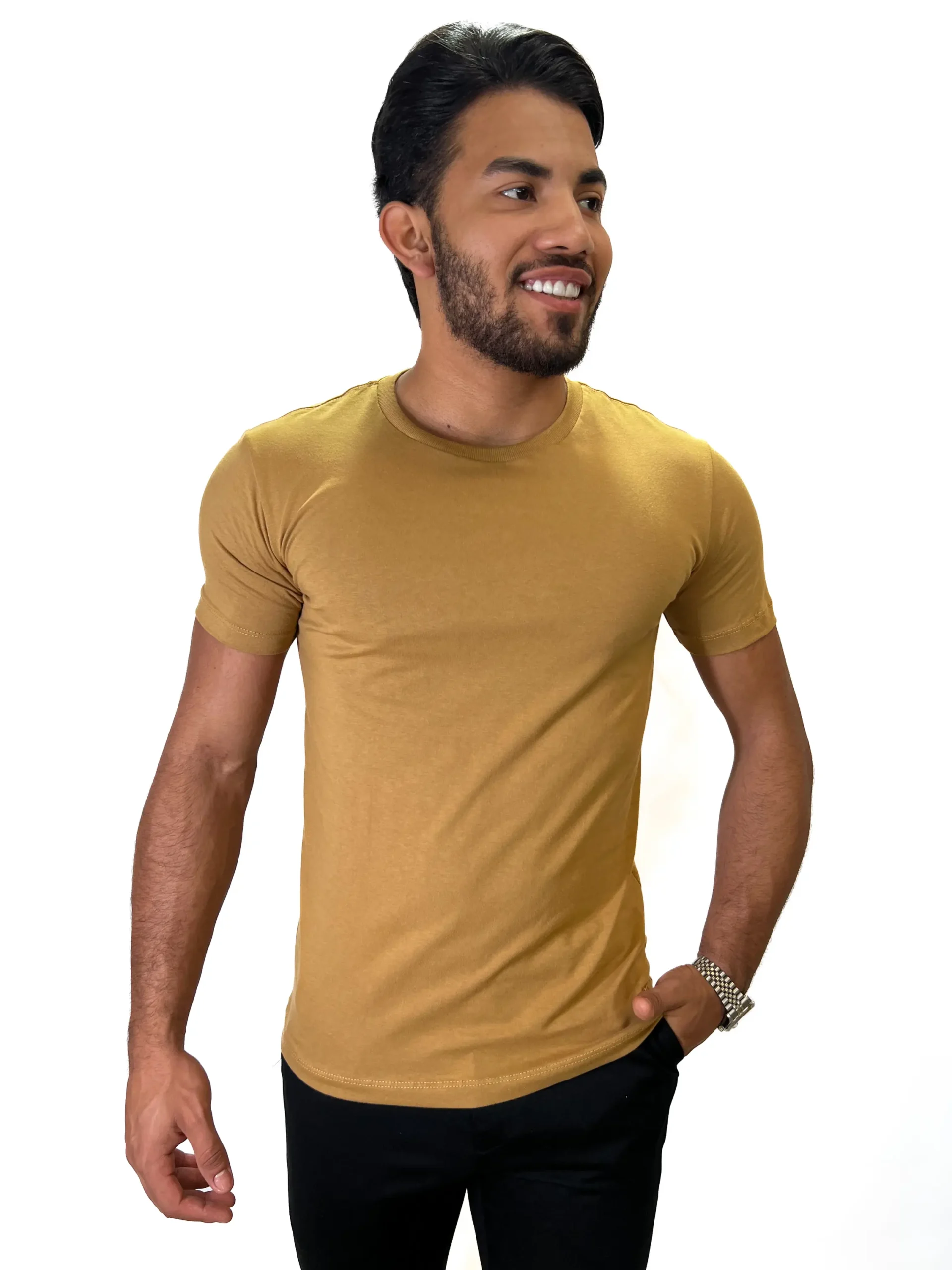 Camiseta Masculina Básica em Algodão Menegotti – Zetsus